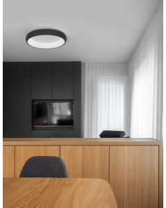 ALBI Sandy Black Aluminium & Acrylic LED