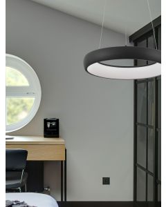 ALBI Dimmable Sandy Black Aluminium & Ac