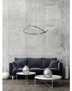 LIVORNO Chrome Aluminium & Acrylic Adjus
