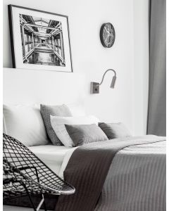 MADISON Wall Light Sand White Aluminium