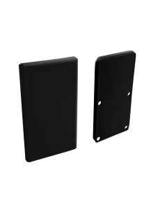 END CAP Black Aluminium Frame