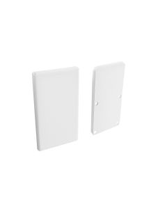 END CAP White Aluminium Frame