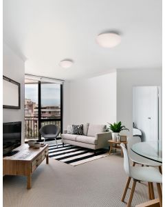 BREST Ceiling Lamp White Opal Glass & Me