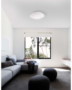 SENS CEILING LIGHT WHITE GLASS LED E27 1