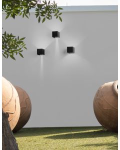COMO Black Alum. LED 2x3 Watt 510Lm 3000