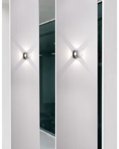 COMO Sandy White Alum. & Glass LED 4x1 W