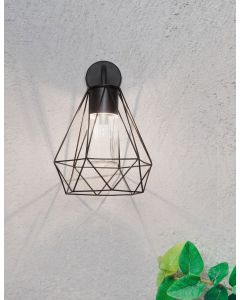 ISIDORA Black Aluminium Clear Glass E27