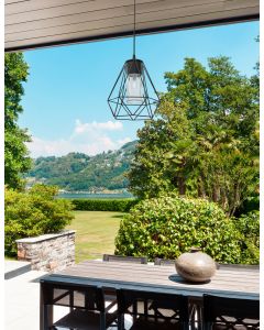 ISIDORA Black Aluminium Clear Glass E27