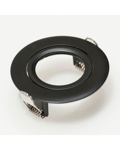 Downlight ring, rond 88(76)mm, zwart