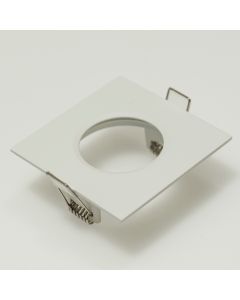 Downlight ring, vierkant 82(72)mm, wit