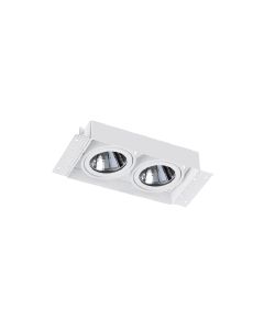 Downlight ring, trimless, 240x120mm, 2-v
