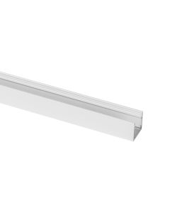 Aluminium profiel 3m, wit RAL 9003 mat,