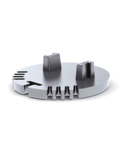Eindkap rond, aluminium
