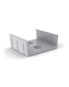 Montagebeugel slimline breed 8mm, PVC