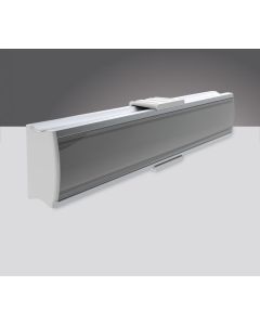 Al profiel Slimline breed 15mm/1m, Trans
