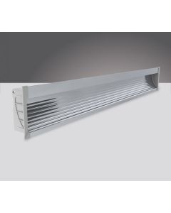 Al profiel, muur/ 2m, Transparant