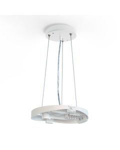 Ophangset set incl. ketting L 125 cm, wi