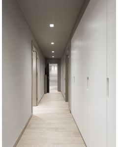 BRAD Sandy White Aluminium Trimless LED