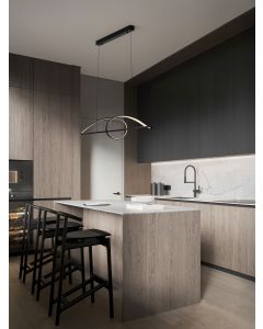 GEMMA Triac Dimmable Matt Black Aluminiu