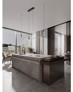 Strita Triac Dimmable Sandy Black Steel