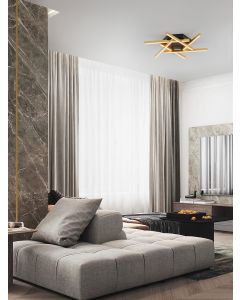 Antama Triac Dimmable Sandy Black & Gold