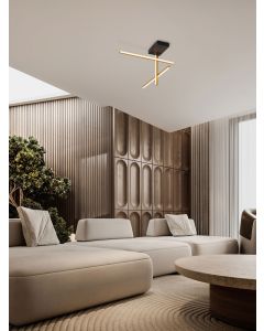 Antama Triac Dimmable Sandy Black & Gol