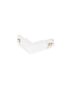 L CONNECTOR 3 PHASE LEFT WHITE