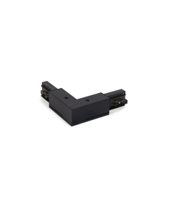 L CONNECTOR 3 PHASE LEFT BLACK