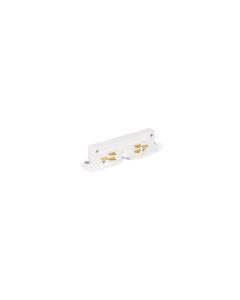 STRAIGHT CONNECTOR 3 PHASE WHITE