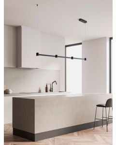 Puize Triac Dimmable Sandy Black Alumin