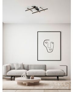 Pace Triac Dimmable Sandy Black Alumini