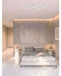 Pace Triac Dimmable Sandy White Alumini