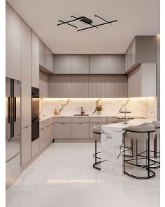 Pace Triac Dimmable Sandy Black Alumini
