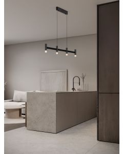 POETIC Triac Dimmable Sandy Black Alumin