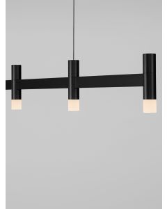 POETIC Triac Dimmable Sandy Black Alumin