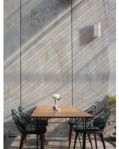 STONE White Aluminium & Acrylic LED E27