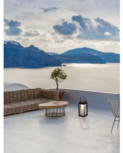 VERHAL Black Aluminium & Clear Glass LED