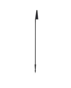 MABEL Black Aluminium & Clear Glass LED