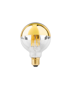 LAMP G95 LED 2200K CLEAR / GOLD MIRROR
