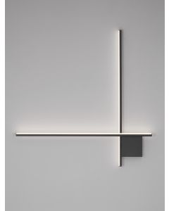 Cross Triac Dimmable Sandy Black Alumini