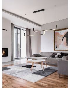 Strita Triac Dimmable Sandy Black Alumin