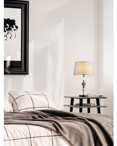 Damo Matt Black Metal Gray & Brown Ceram