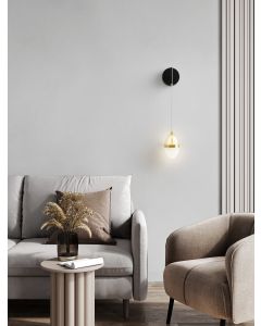 Egna Opal & Cognac Glass Gold & Black Me