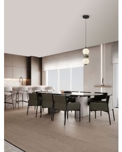 PALLINA Triac Dimmable Dark Gray Ceramic