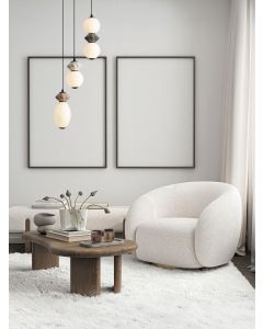 PALLINA Triac Dimmable Mocha, Light Gray