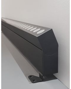 WALL WASHER Black Alum.& Glass LED 48 Wa