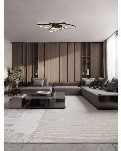 Ipon Triac Dimmable Matt Black Aluminiu