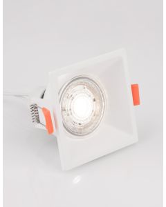 STAF Sandy White Aluminium LED GU10 1x10
