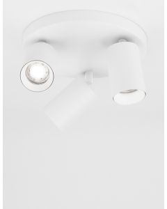 TOD Sandy White Aluminium LED GU10 3x10