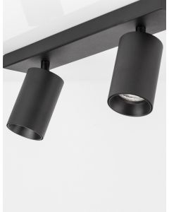 TOD Sandy Black Aluminium LED GU10 2x10